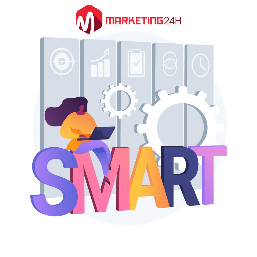 Ảnh: Mô hình SMART là gì? Ví dụ cho các mục tiêu Marketing theo mô hình SMART. Marketing24h.vn