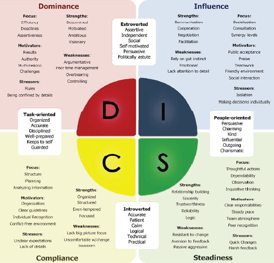 Biểu đồ DISC (Nguồn: TestIq.vn)
