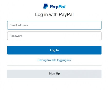 ebay là gì? Đăng nhập vào paypal để thanh toán (Ảnh: ebay)