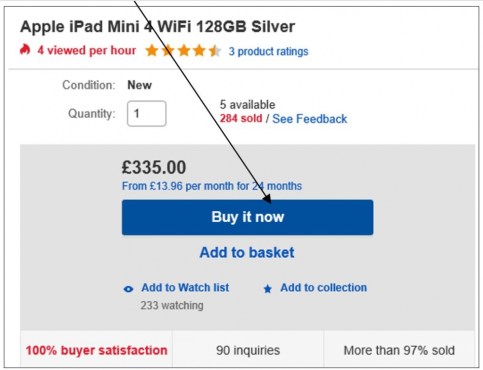 ebay là gì? Mua với giá cố định (Ảnh: ebay)
