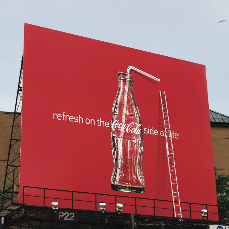 OOH là gì? Hình thức quảng cáo billboard(Nguồn: Cocacola)