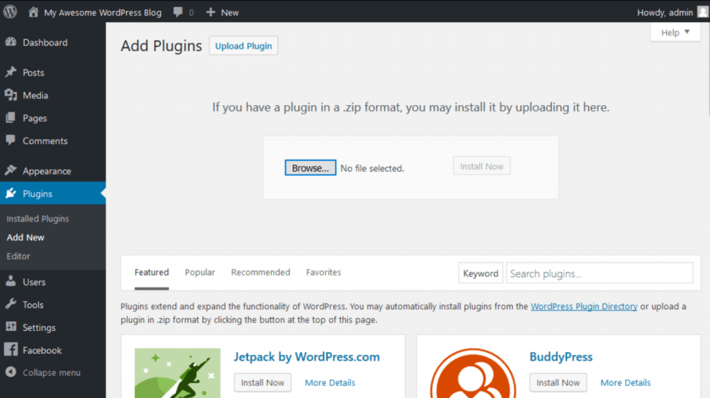 Plugin WordPress là gì? Cài đặt plugin trên wordpress (Nguồn: Hostinger)