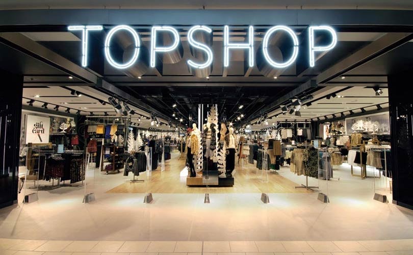Topshop – thương hiệu thời trang bán lẻ hàng đầu nước Anh. Ảnh: fashionunited