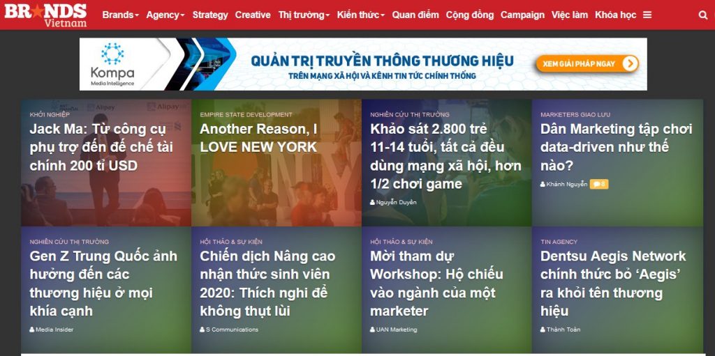 Brands Vietnam là website về marketing đa góc nhìn