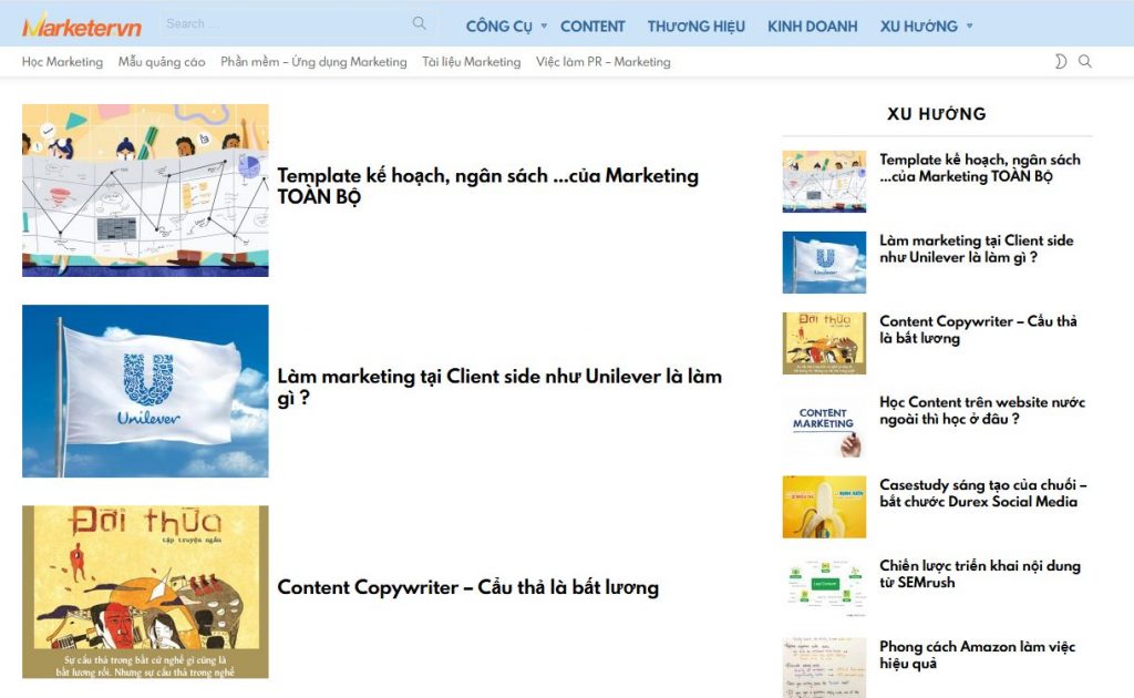 Cộng đồng Marketer Việt Nam – Website về marketing lâu năm và uy tín