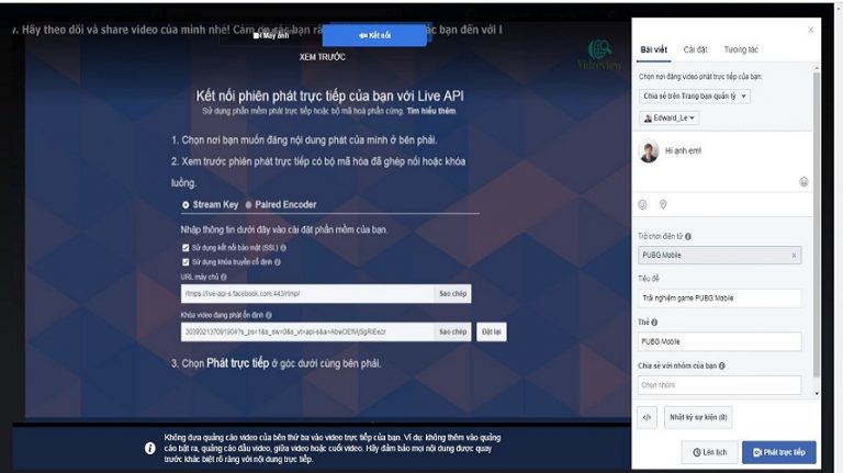 Cách để live stream trên facebook gaming là gì (Ảnh: Internet)