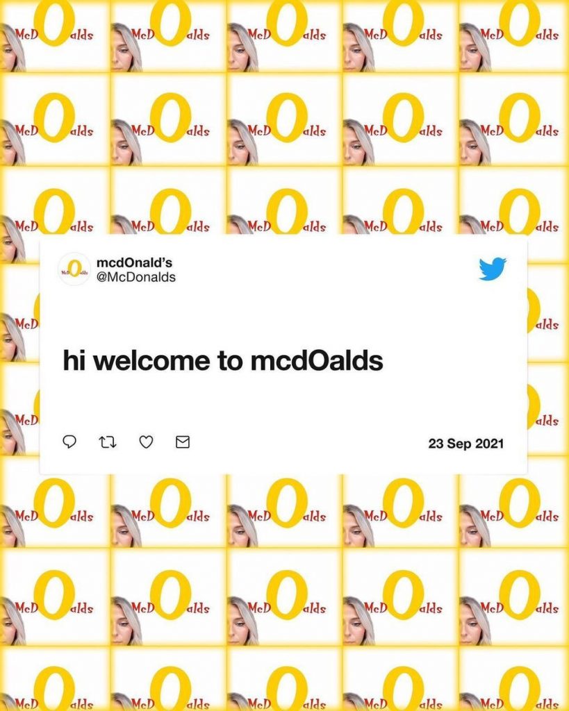 Bài post hài hước của McDonald's trên Instagram để tri ân người sáng tạo logo mới - Emily Zugay