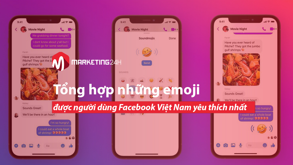Tổng hợp những emoji được người dùng Facebook Việt Nam yêu thích nhất