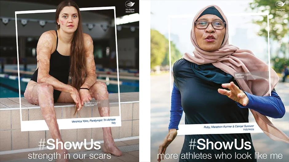 Các thông điệp trên từng bức ảnh #ShowUs. Nguồn: branding.news