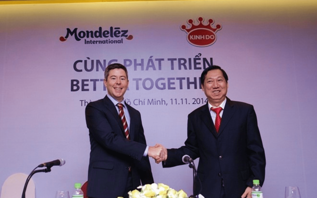 Lễ ký kết giữa Kinh Đô và Mondelez International
