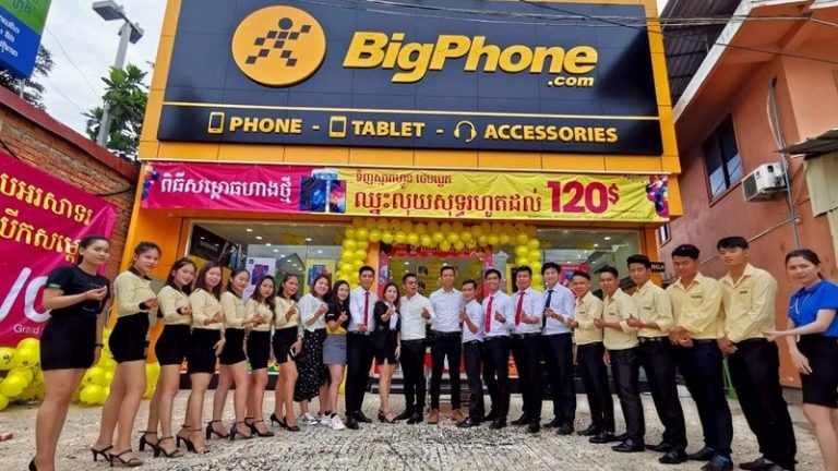 Cửa hàng đầu tiên của Bigphone tại Campuchia (Nguồn: Thegioididong)