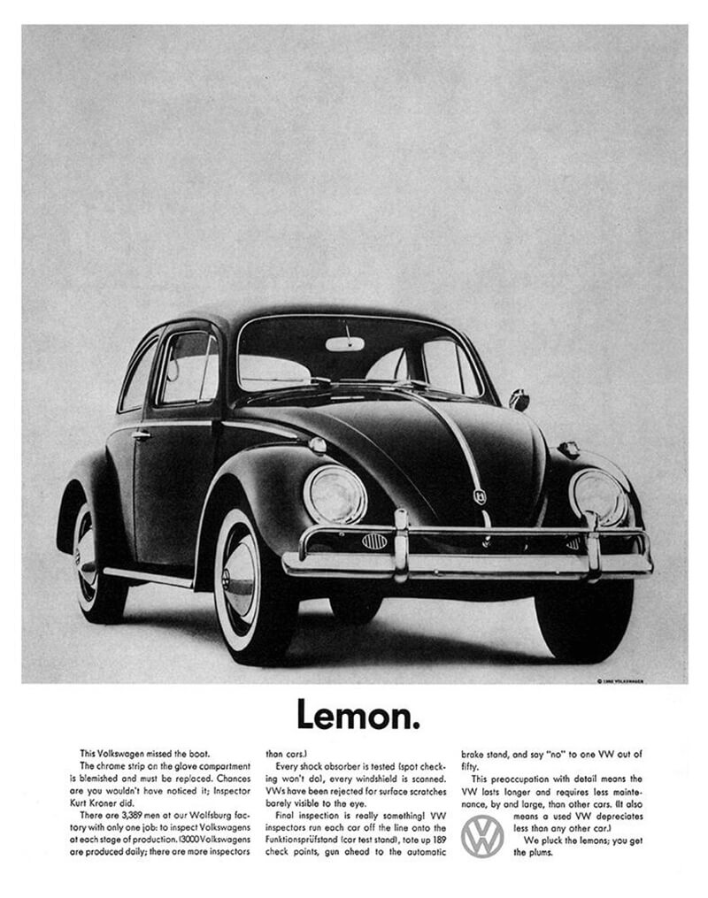 Mẫu quảng cáo ra đời từ rất lâu này vẫn được hãng xe nổi tiếng sử dụng lại.