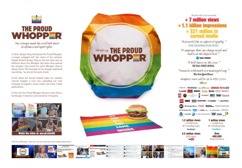 Chiến dịch của Burger King đã thật sự trở thành cú nổ truyền thông vào năm 2014
